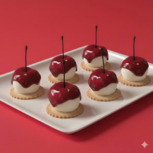 Bánh Mousse Hình Quả Anh Đào (Cherry Mousse)