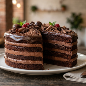 Bánh Chocolate Mousse Hoàng Gia